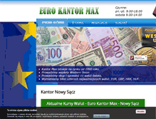 Tablet Screenshot of kantor-max.pl